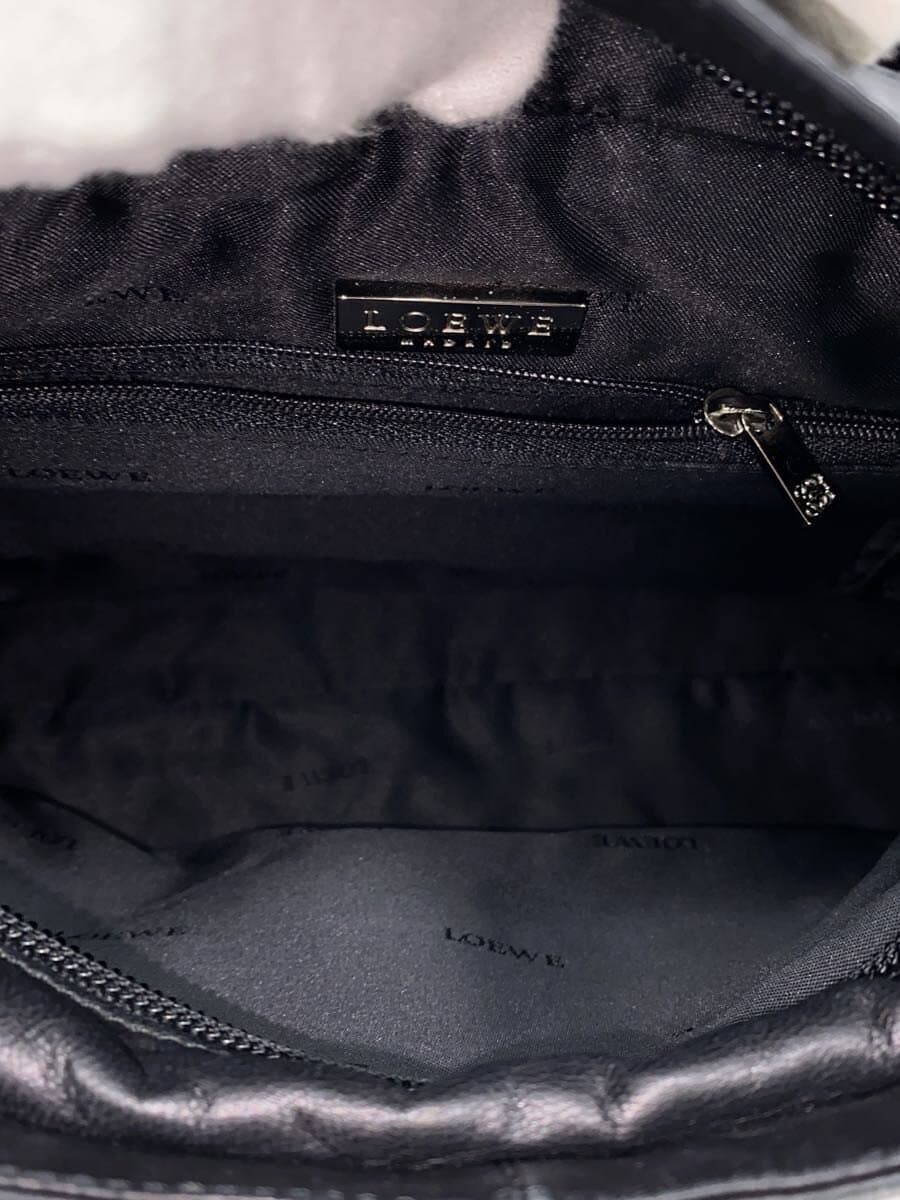 LOEWE Shoulder Bag Leather BLK Solid 6