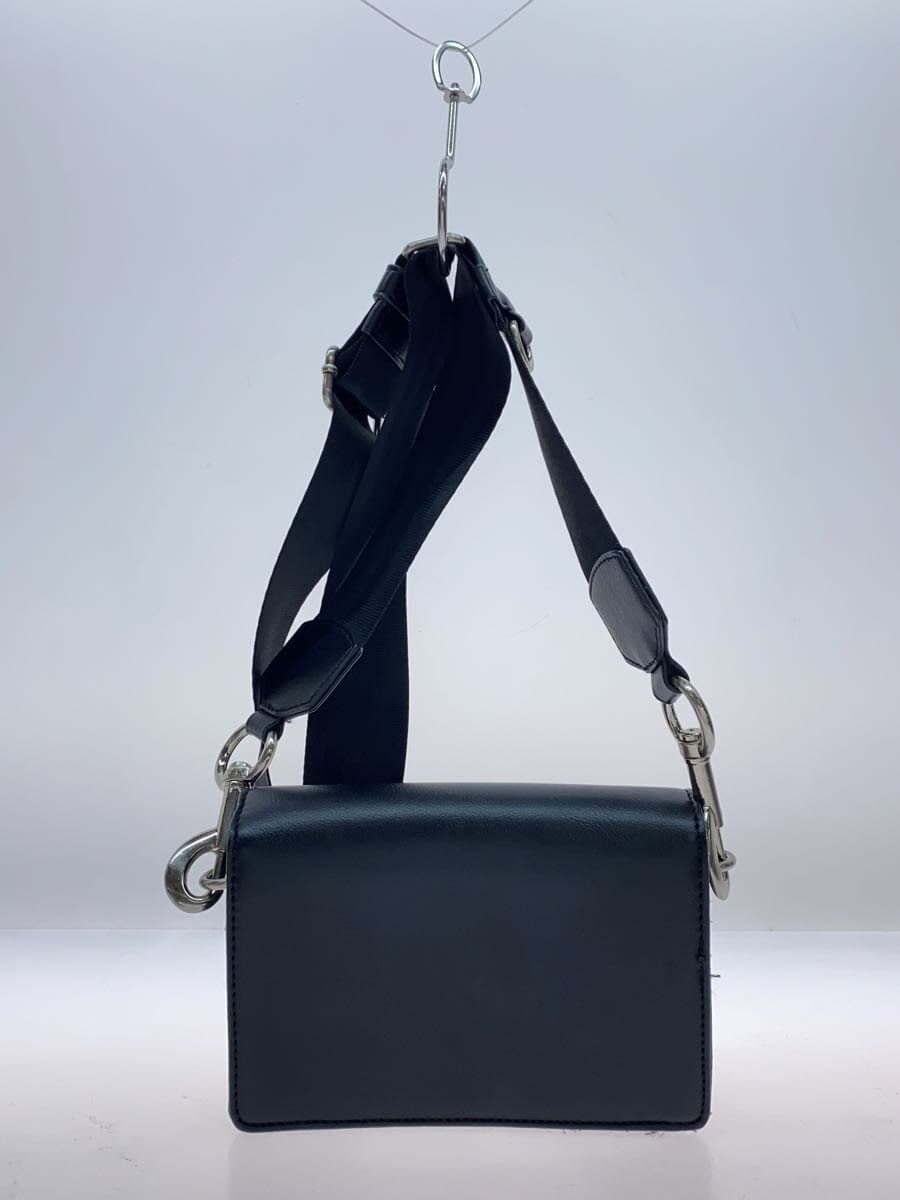 X-girl Shoulder Bag Leather BLK Solid 3