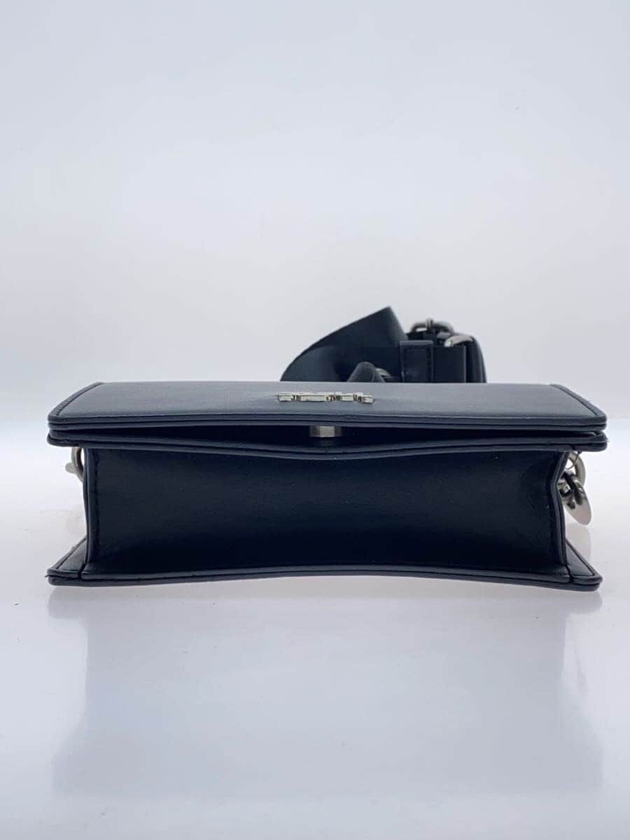 X-girl Shoulder Bag Leather BLK Solid 4