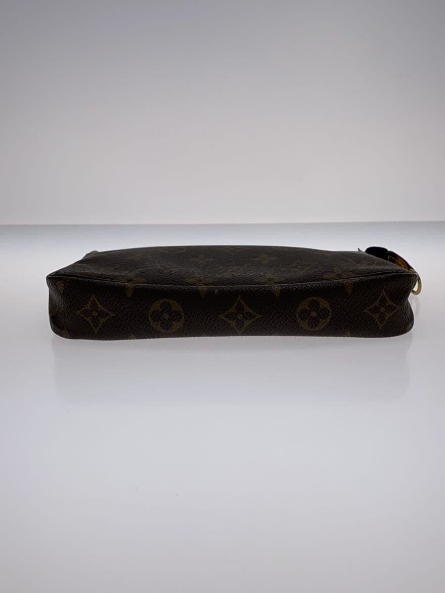 LOUIS VUITTON 1) Pochette Accessoires Monogram Canvas PVC BRW M51980 4