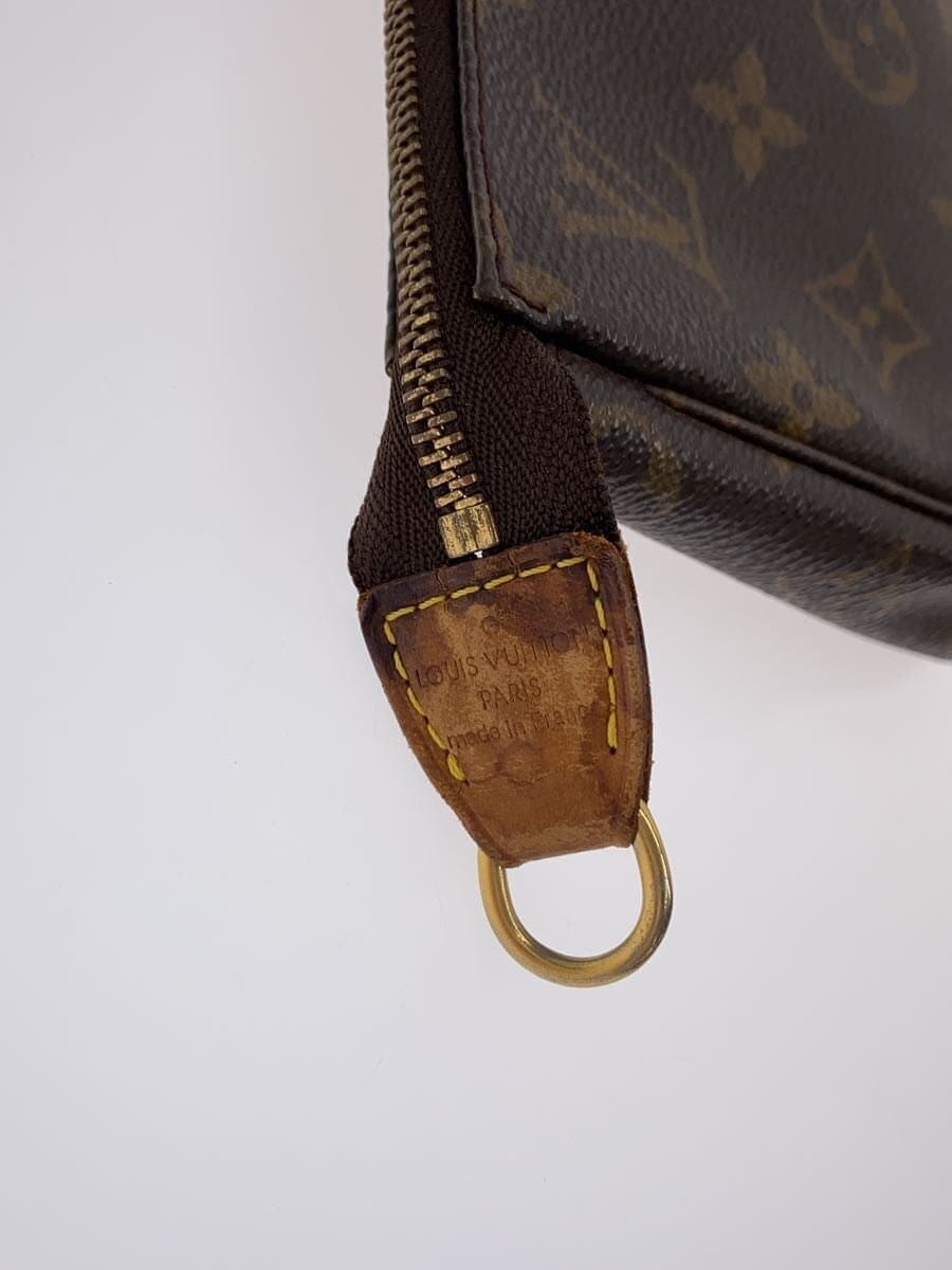 LOUIS VUITTON 1) Pochette Accessoires Monogram Canvas PVC BRW M51980 5