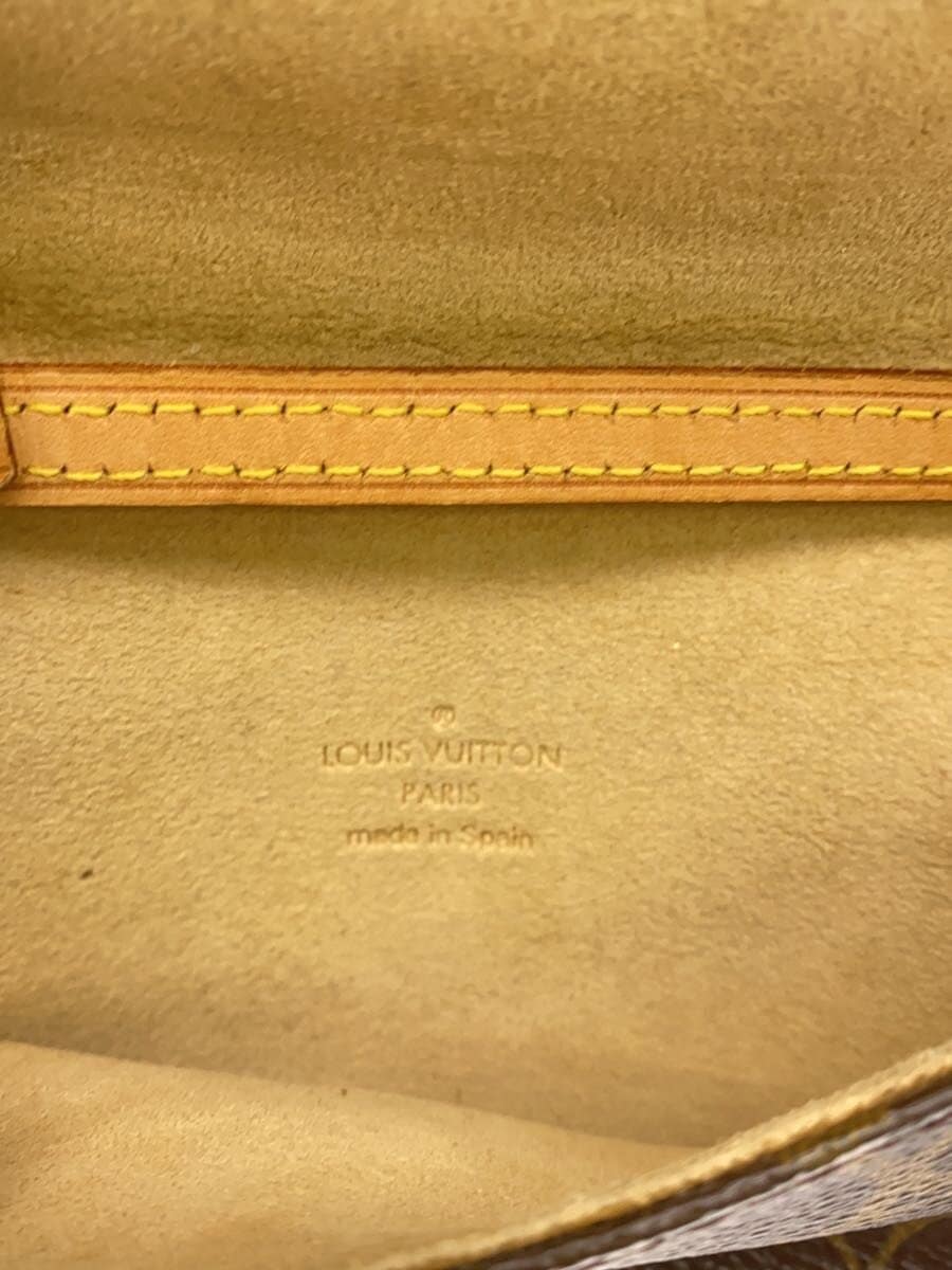 LOUIS VUITTON Pochette Twin GM_Monogram Canvas PVC BRW M51852 5