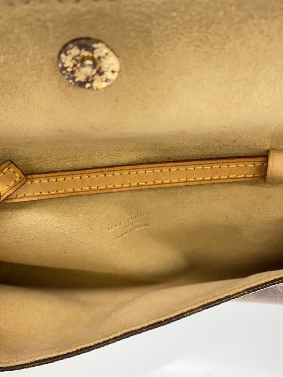 LOUIS VUITTON Pochette Twin GM_Monogram Canvas PVC BRW M51852 6