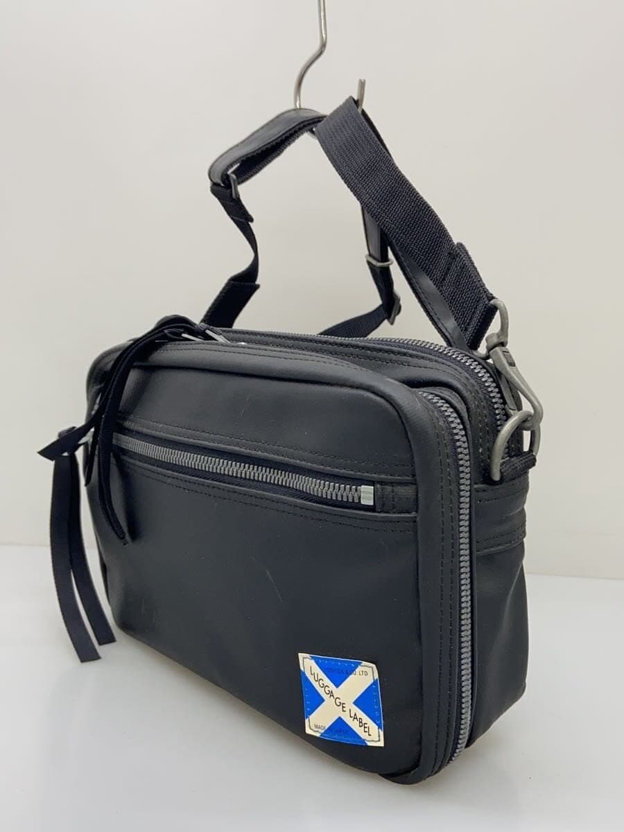 LUGGAGE LABEL Shoulder Bag BLK 2