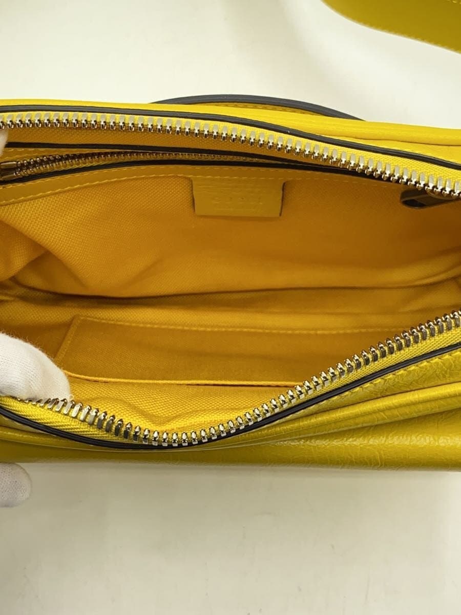 GUCCI Waist Bag Leather YLW 598080498879 6