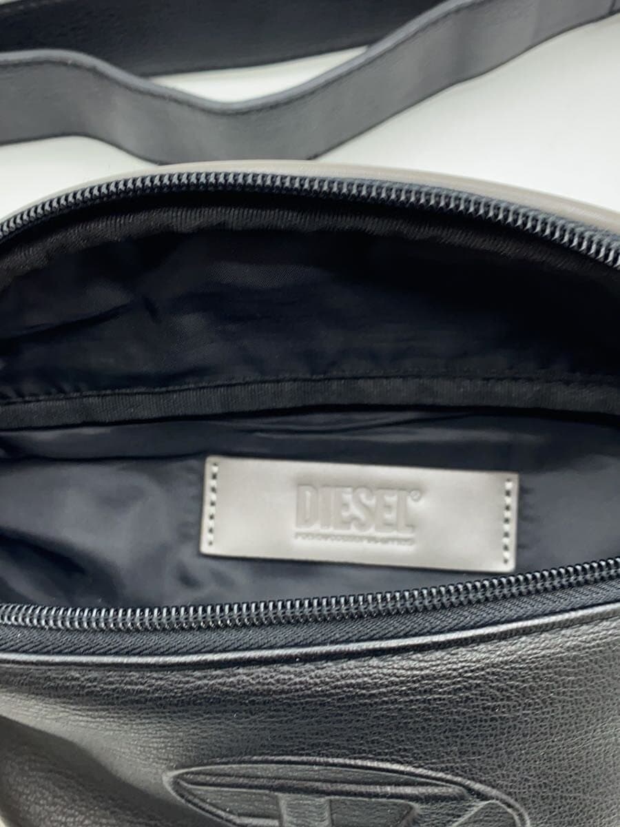 Diesel Fashion Body Bag Waist Bag Leather Black 6