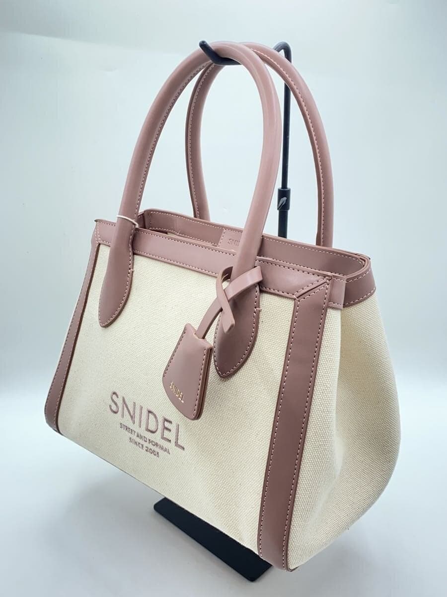 SNIDEL Handbag Cotton CRM SWGB249604 2