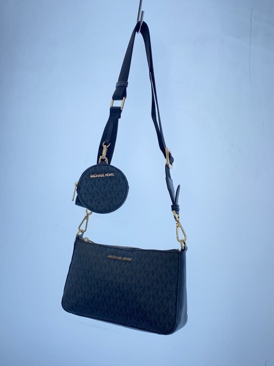 MICHAEL KORS Shoulder Bag PVC BLK All Over Pattern PA-2206 2