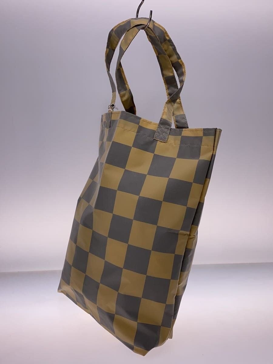 COMME des GARCONS x Onitsuka Tiger Tote Bag Nylon BEG Check OP-K201 2
