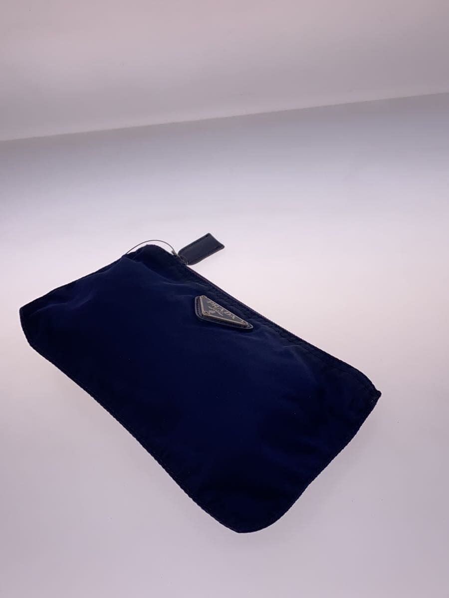PRADA Pouch Nylon NVY Solid 2