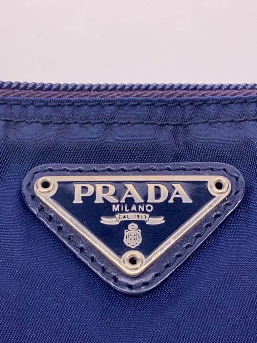 PRADA Pouch Nylon NVY Solid 5