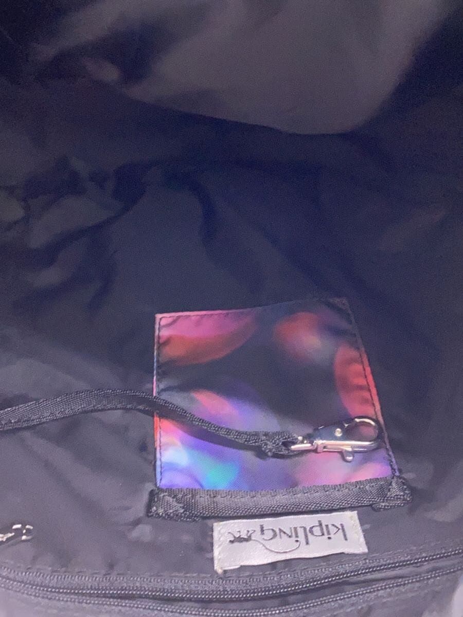 Kipling Shoulder Bag BLK All Over Pattern 6