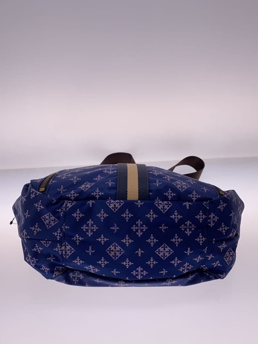 russet Shoulder Bag NVY All Over Pattern 4