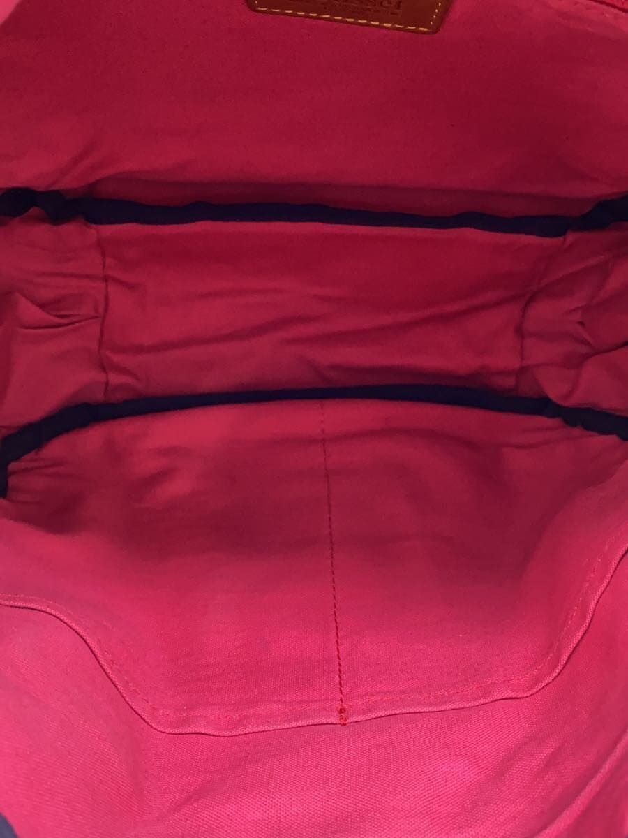 russet Shoulder Bag NVY All Over Pattern 6