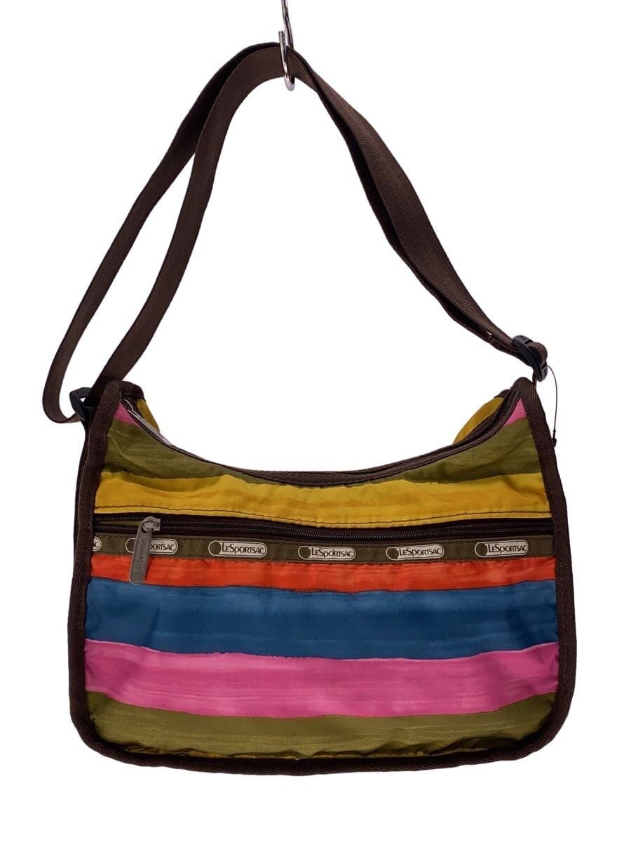 LESPORTSAC Shoulder Bag YLW All Over Pattern