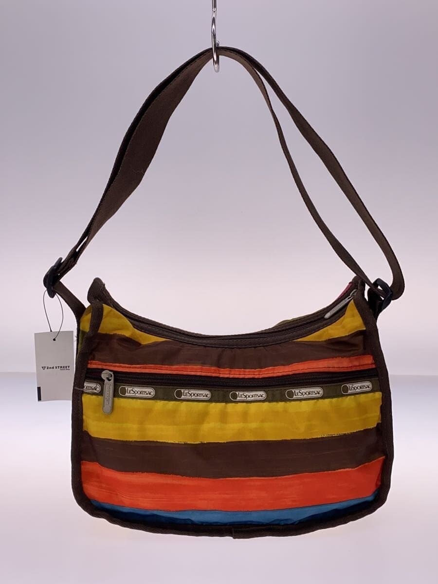 LESPORTSAC Shoulder Bag YLW All Over Pattern 3