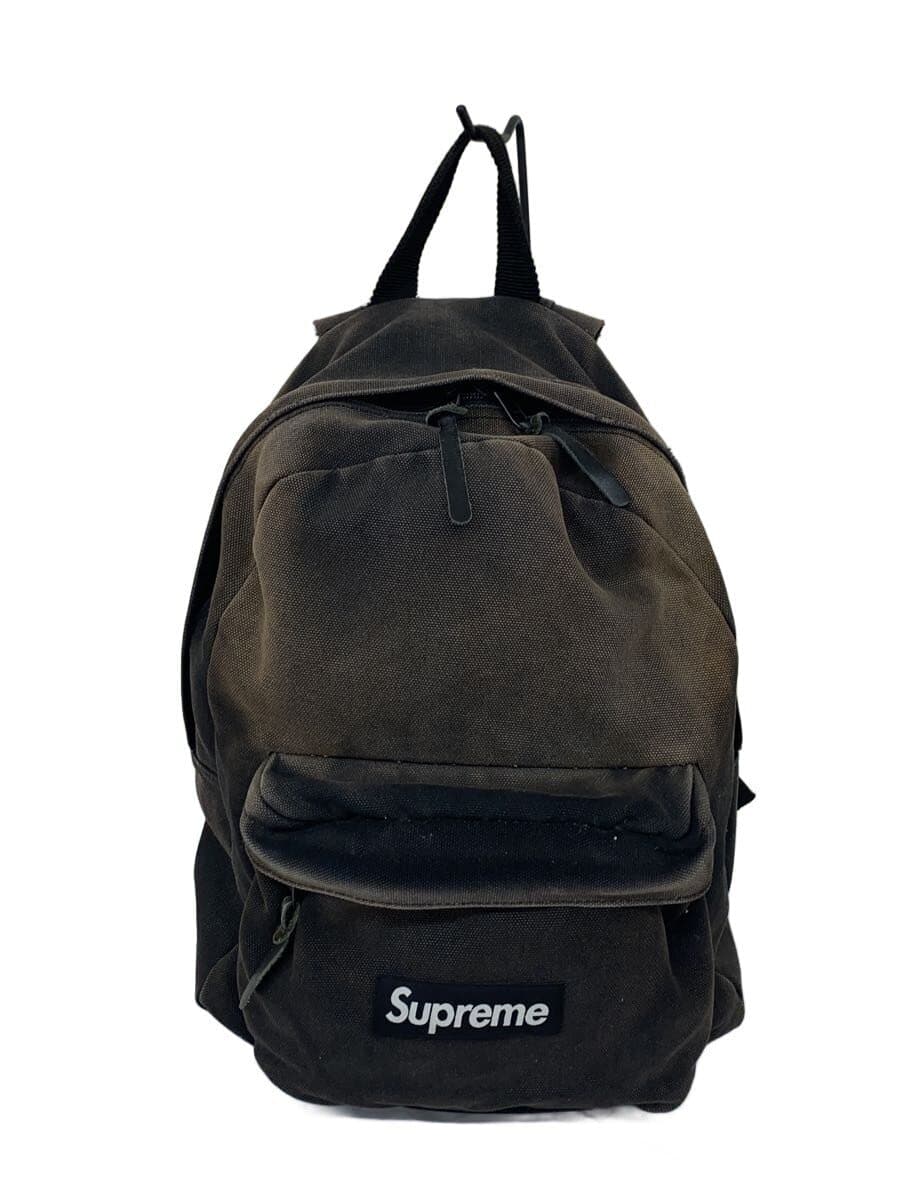 Supreme Canvas Backpack Backpack Black Black Solid Fade