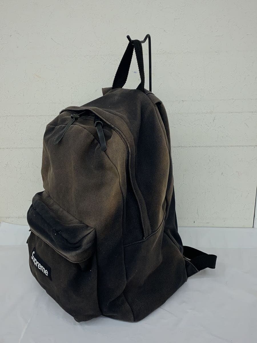 Supreme Canvas Backpack Backpack Black Black Solid Fade 2
