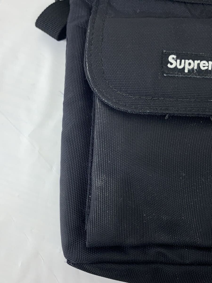 Supreme19FW Shoulder Bag With Wear Shoulder Bag Black Black 8