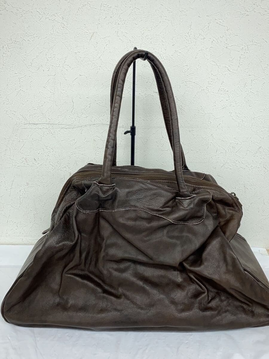Jas-M.B. Boston Bag Leather BRW Solid 3