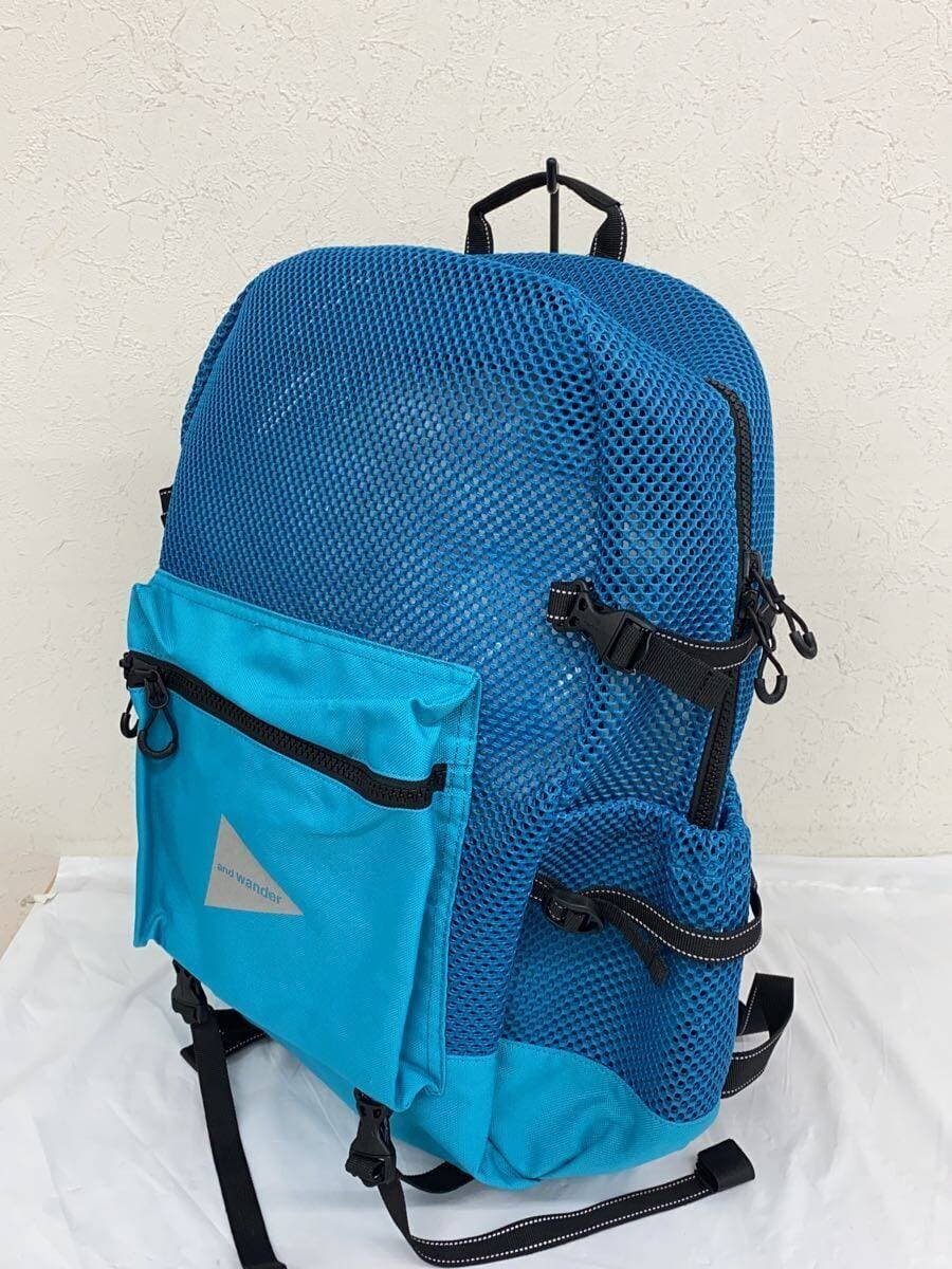 and wander Backpack Polyester Blue Solid 574-5985227 2