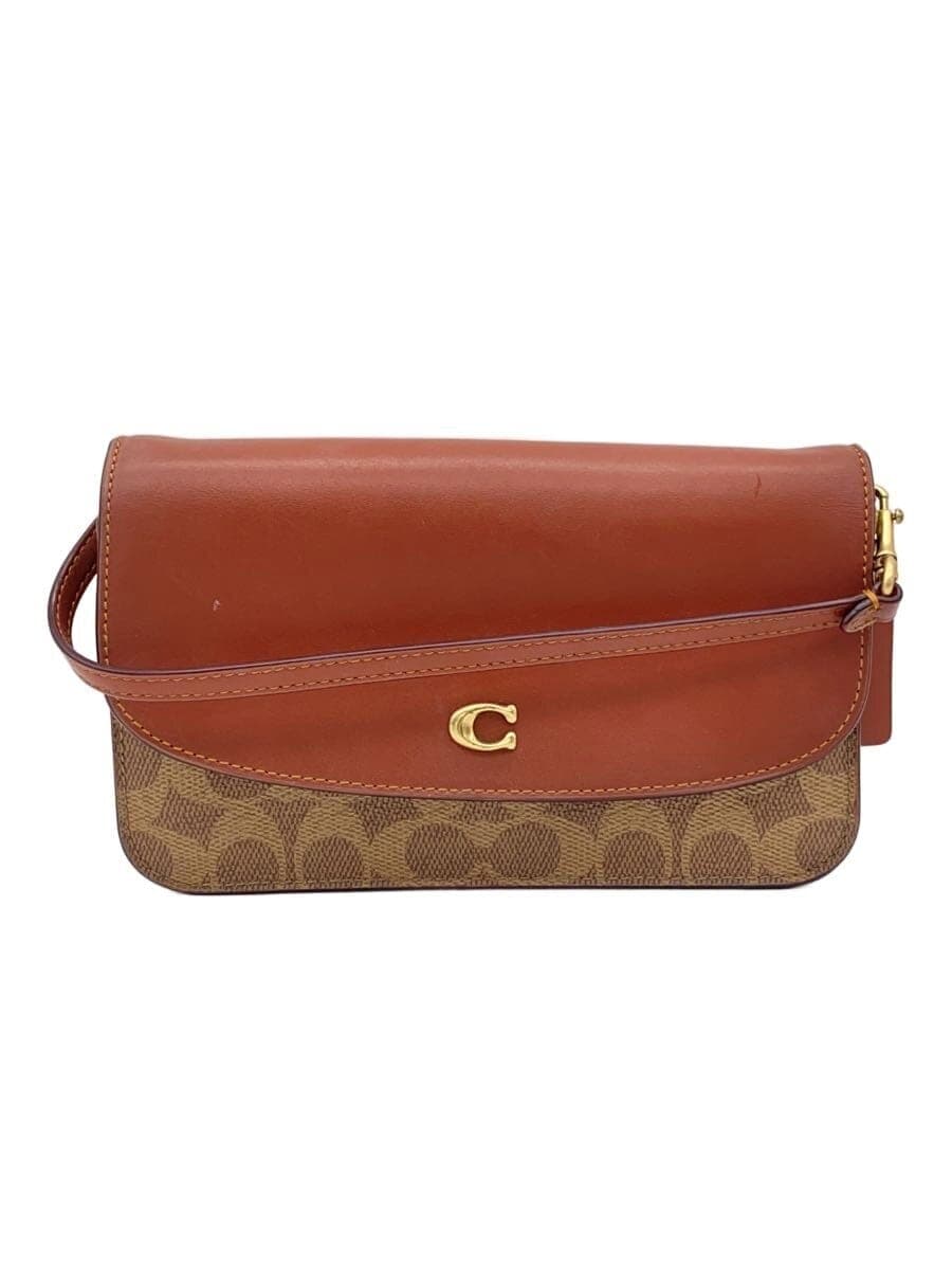 COACH Shoulder Bag Leather BRW c5362