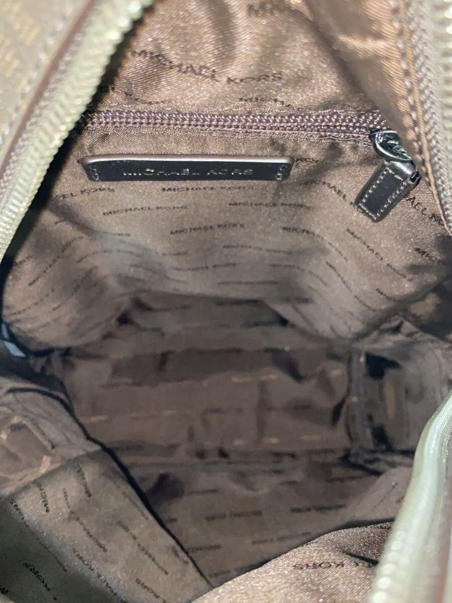 MICHAEL KORS Shoulder Bag Leather BRW Monogram 37T7LMNC5B 6