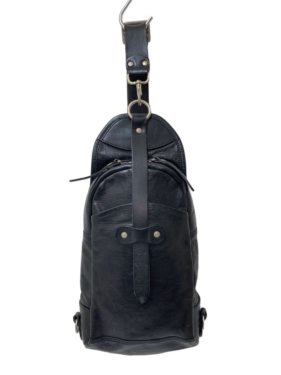 BUTTERO Shoulder Bag Leather BLK