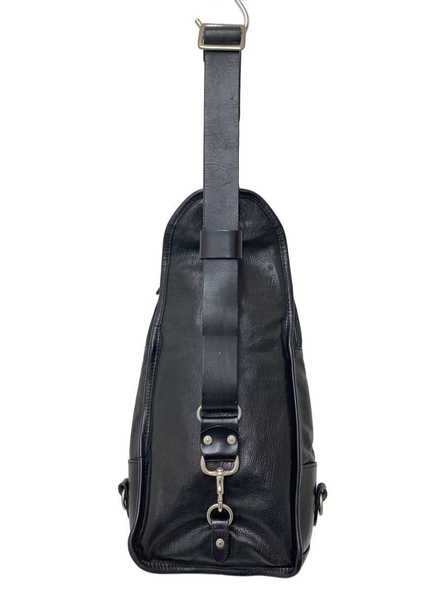 BUTTERO Shoulder Bag Leather BLK 3