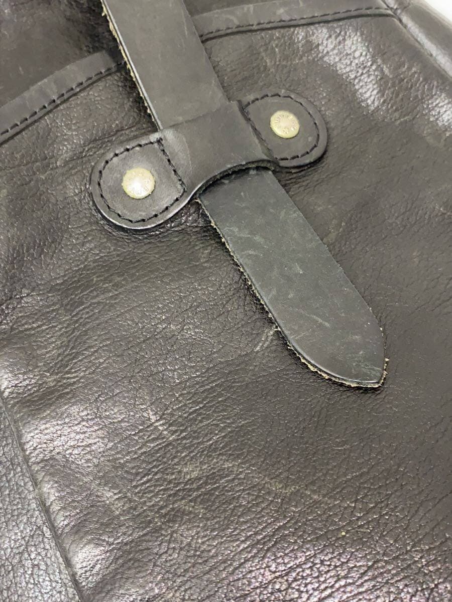 BUTTERO Shoulder Bag Leather BLK 9