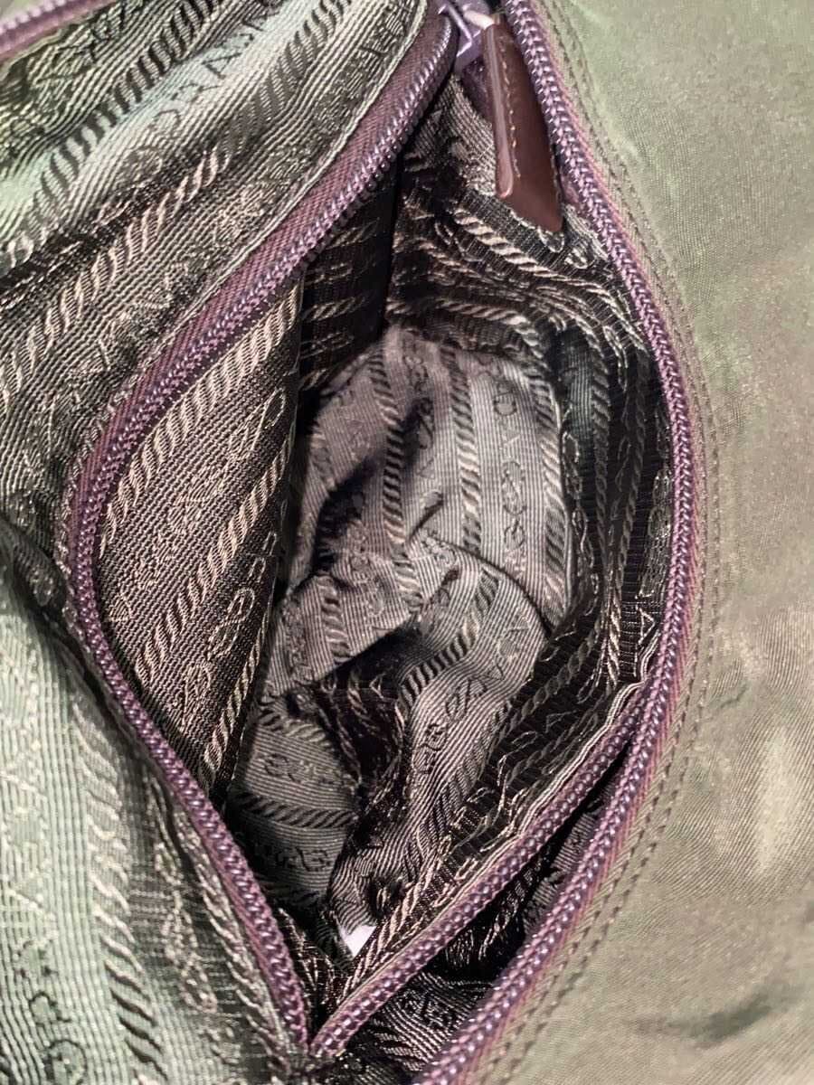 PRADA Shoulder Bag Nylon GRN B1738 7