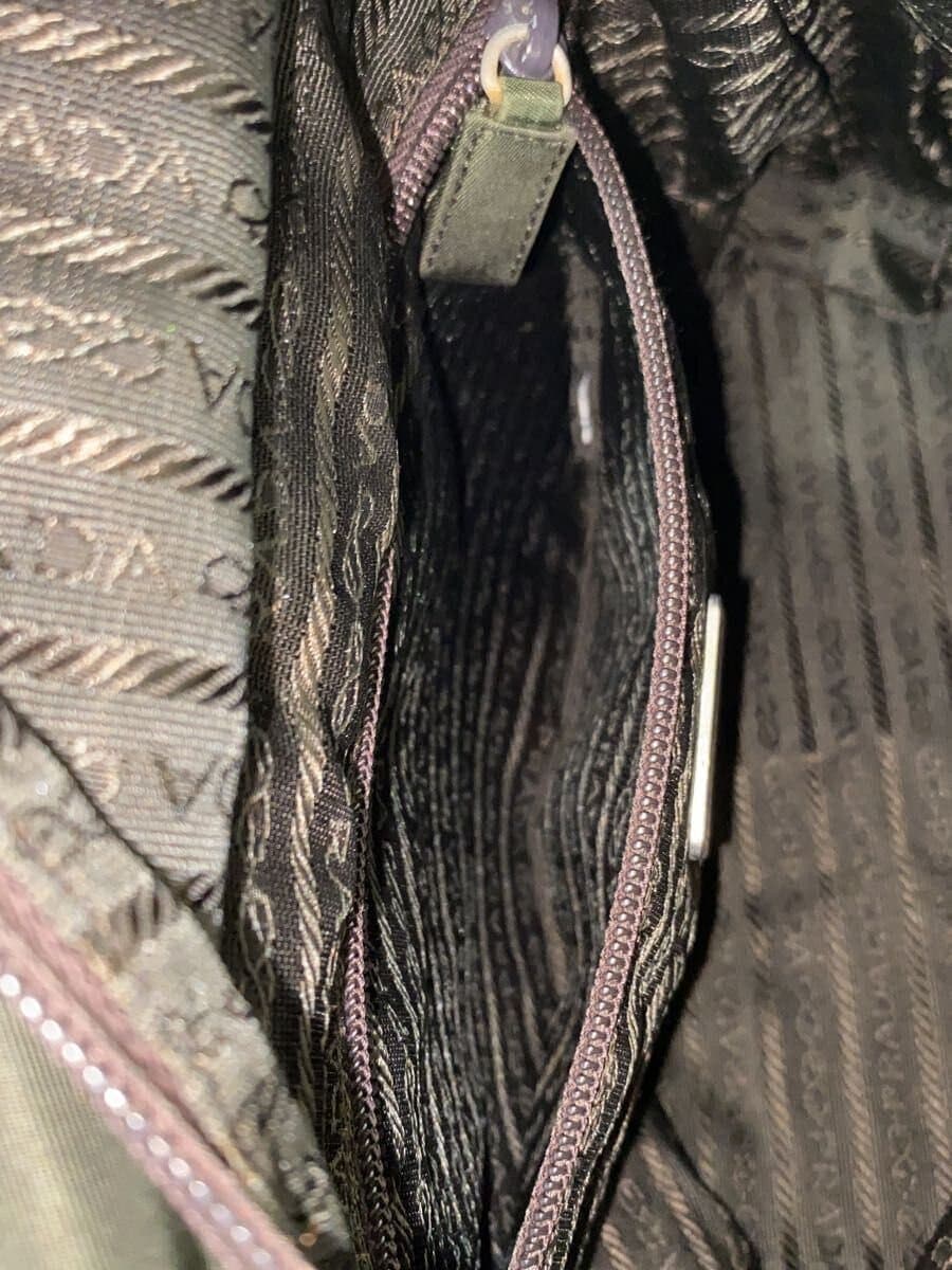 PRADA Shoulder Bag Nylon GRN 7