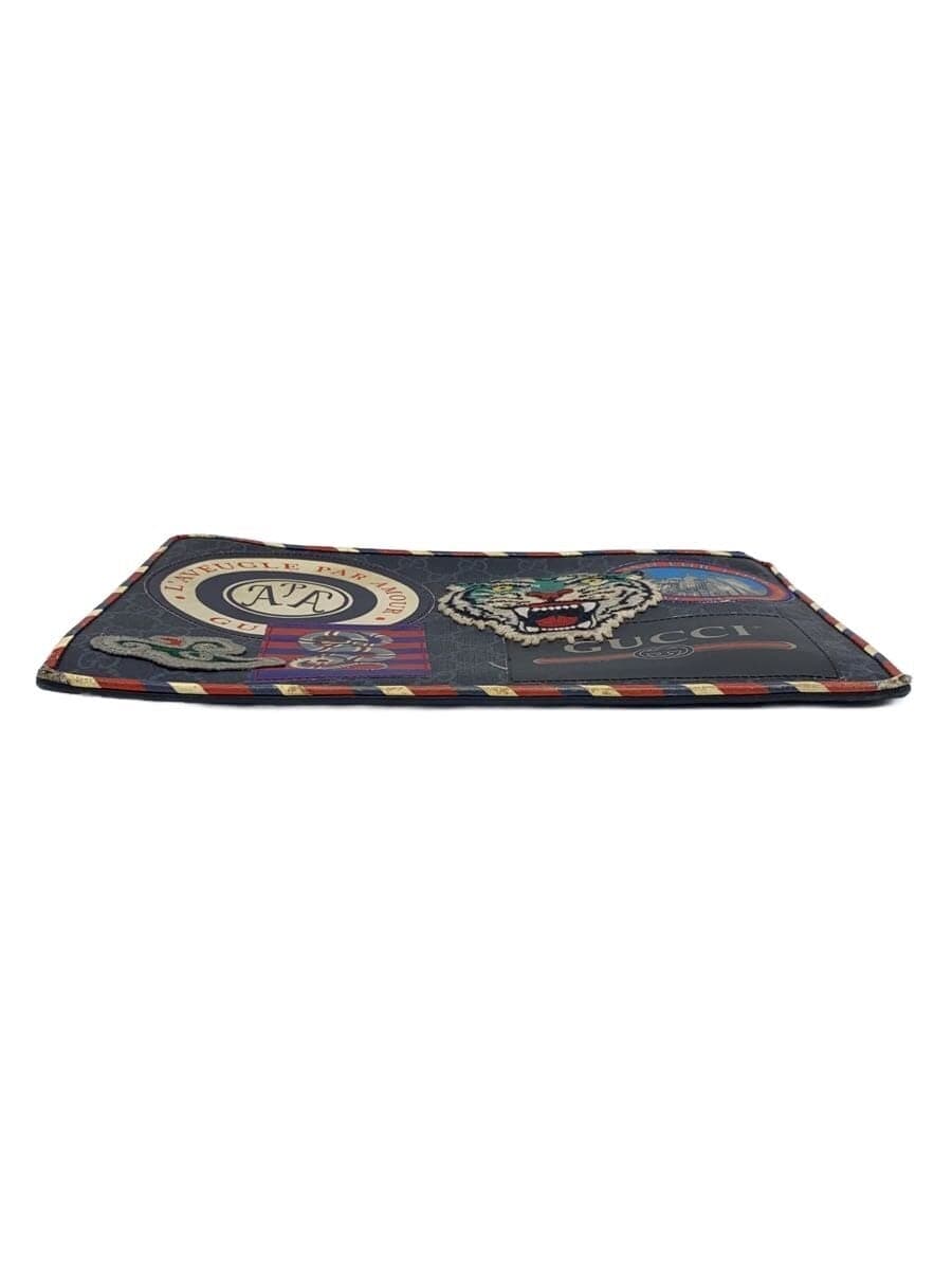 GUCCI Clutch Bag_GG Supreme_Night Courier PVC BLK 496346 4