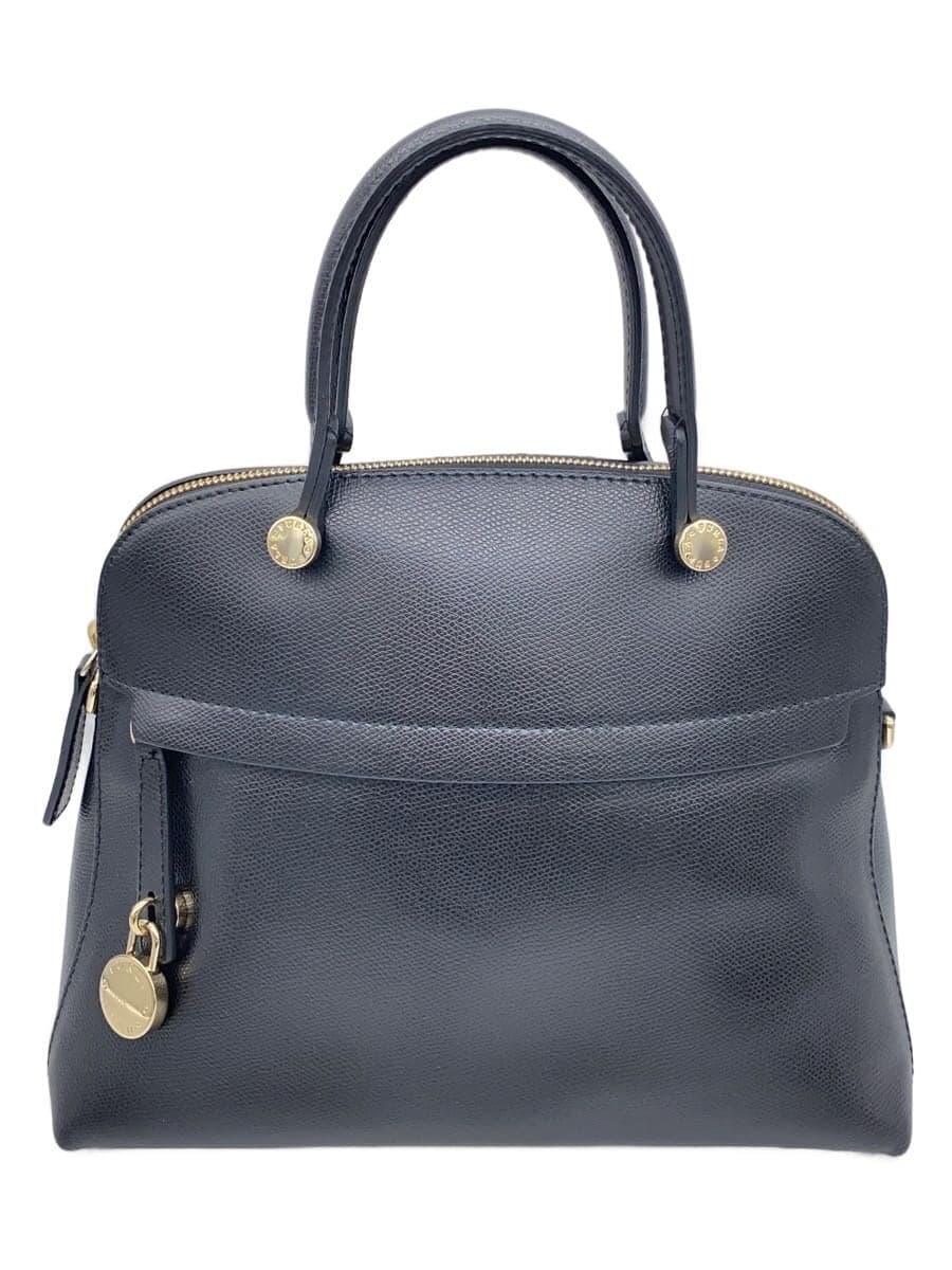 FURLA Handbag Leather Black
