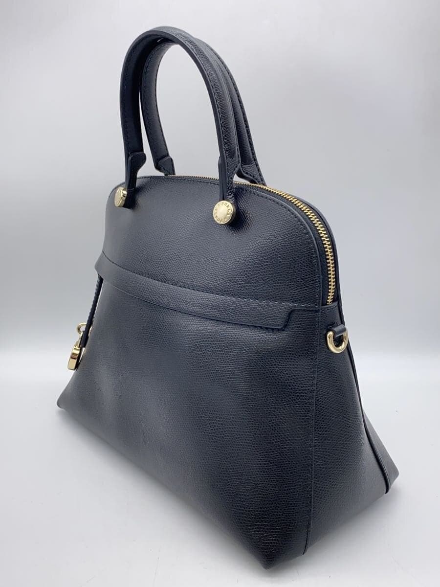 FURLA Handbag Leather Black 2