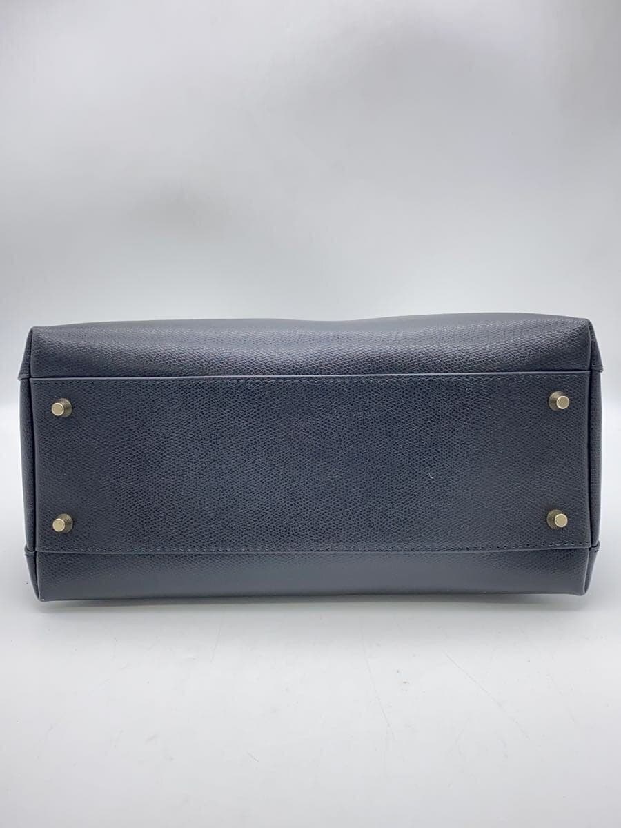 FURLA Handbag Leather Black 4