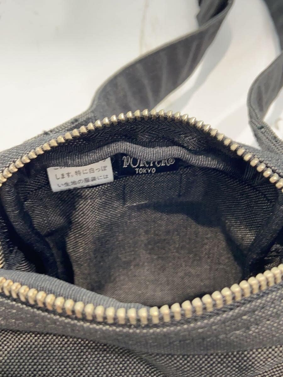 PORTER Pouch Cotton BLK Solid SMOKY 6