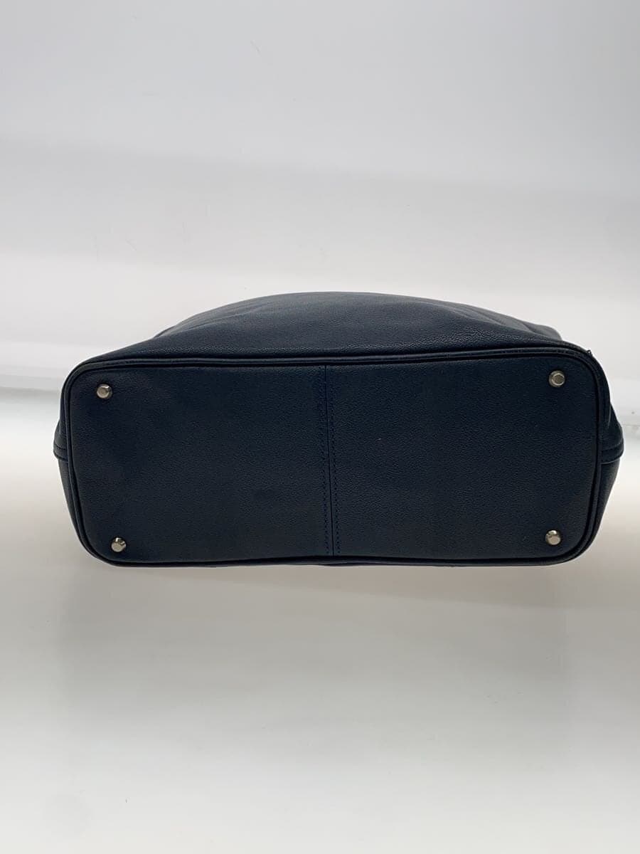 PORTER Tote Bag Leather NVY 4