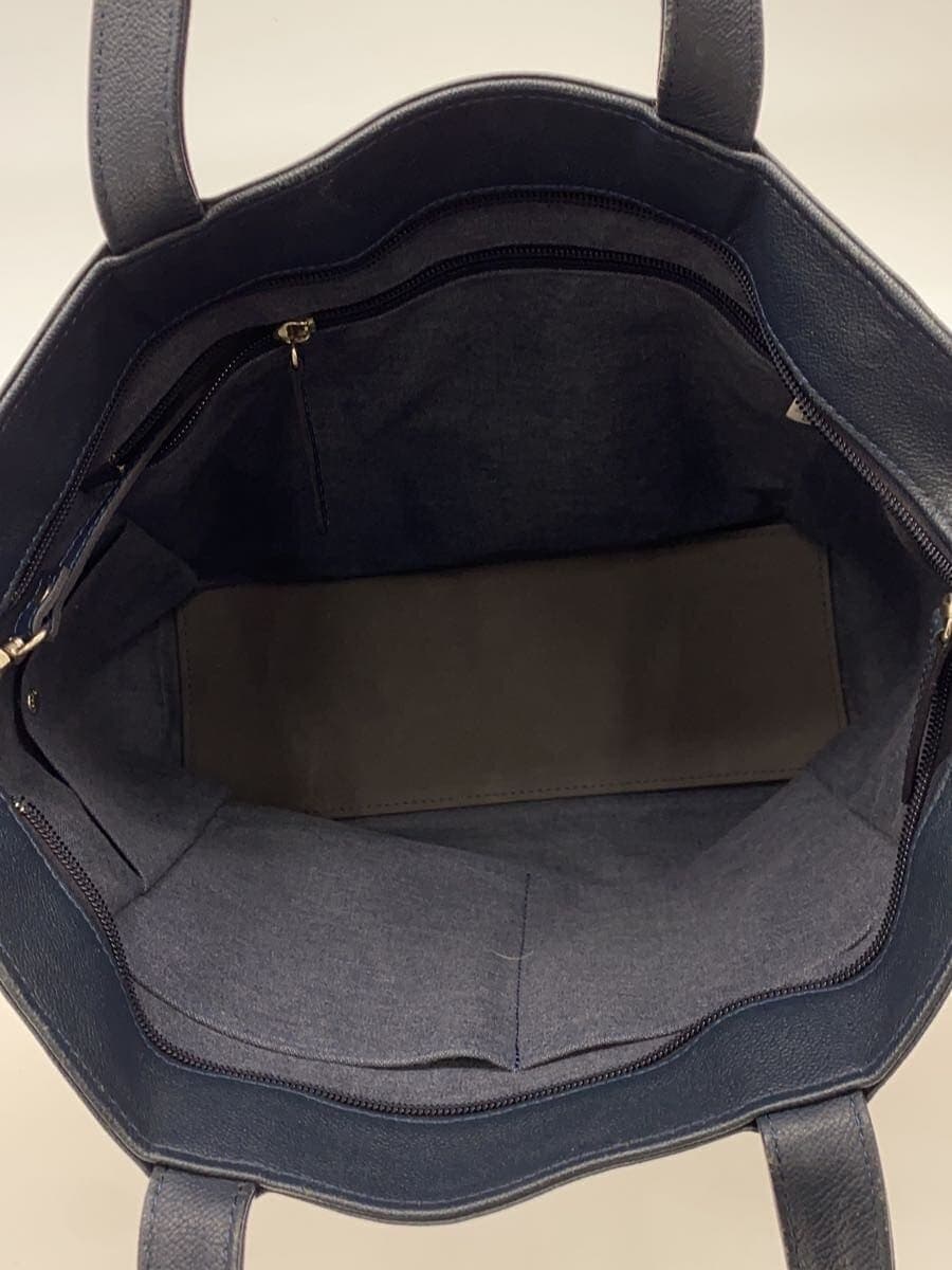 PORTER Tote Bag Leather NVY 6