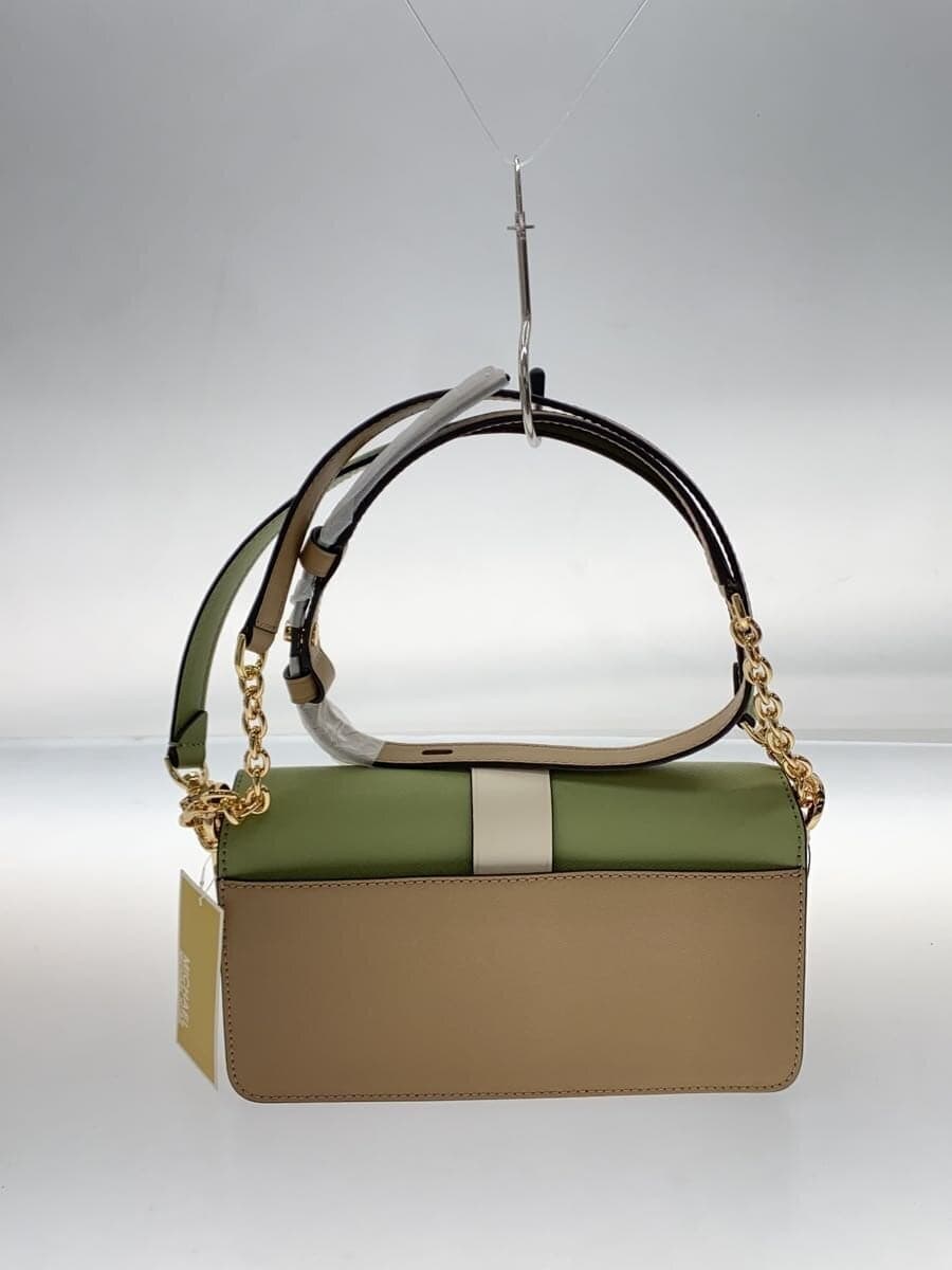 MICHAEL KORS Shoulder Bag Leather GRN 3