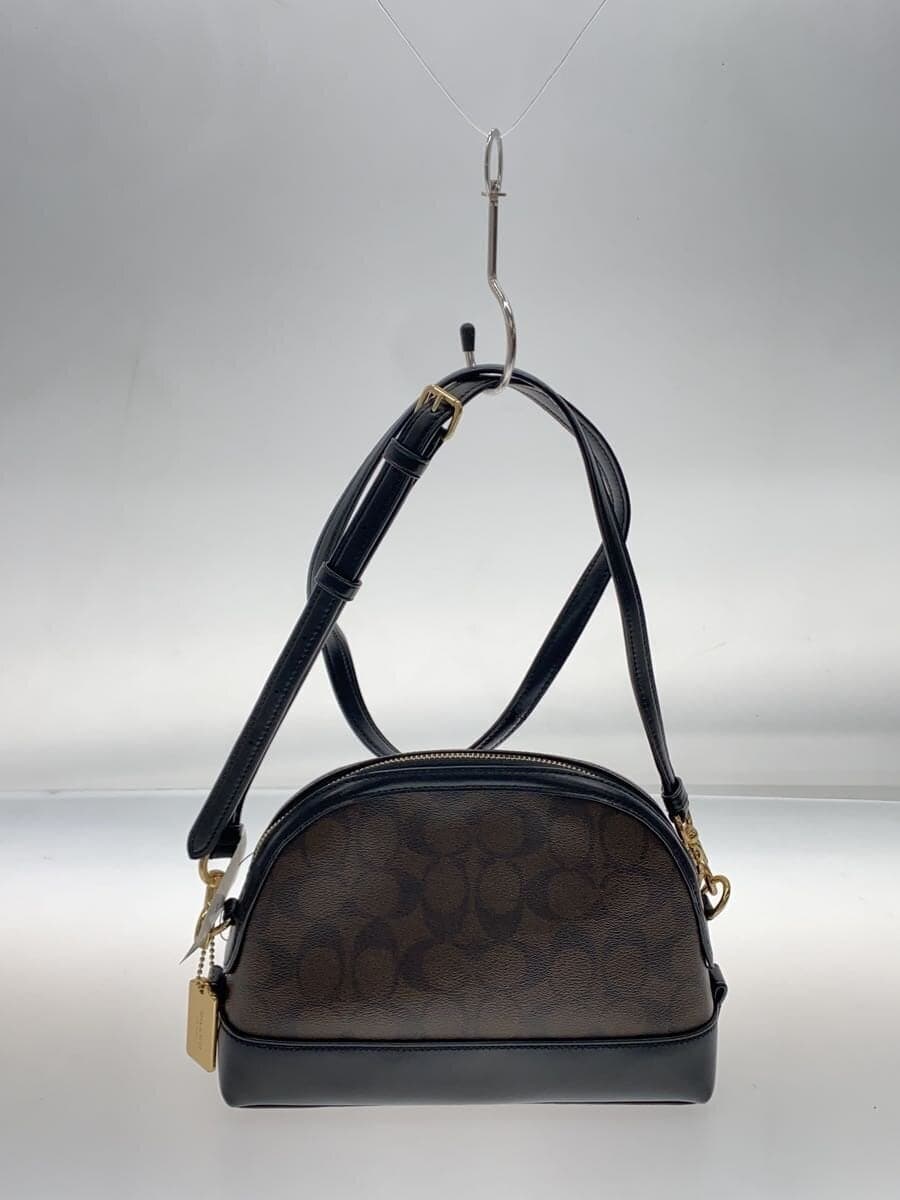 COACH Shoulder Bag BRW All Over Pattern 76674 3
