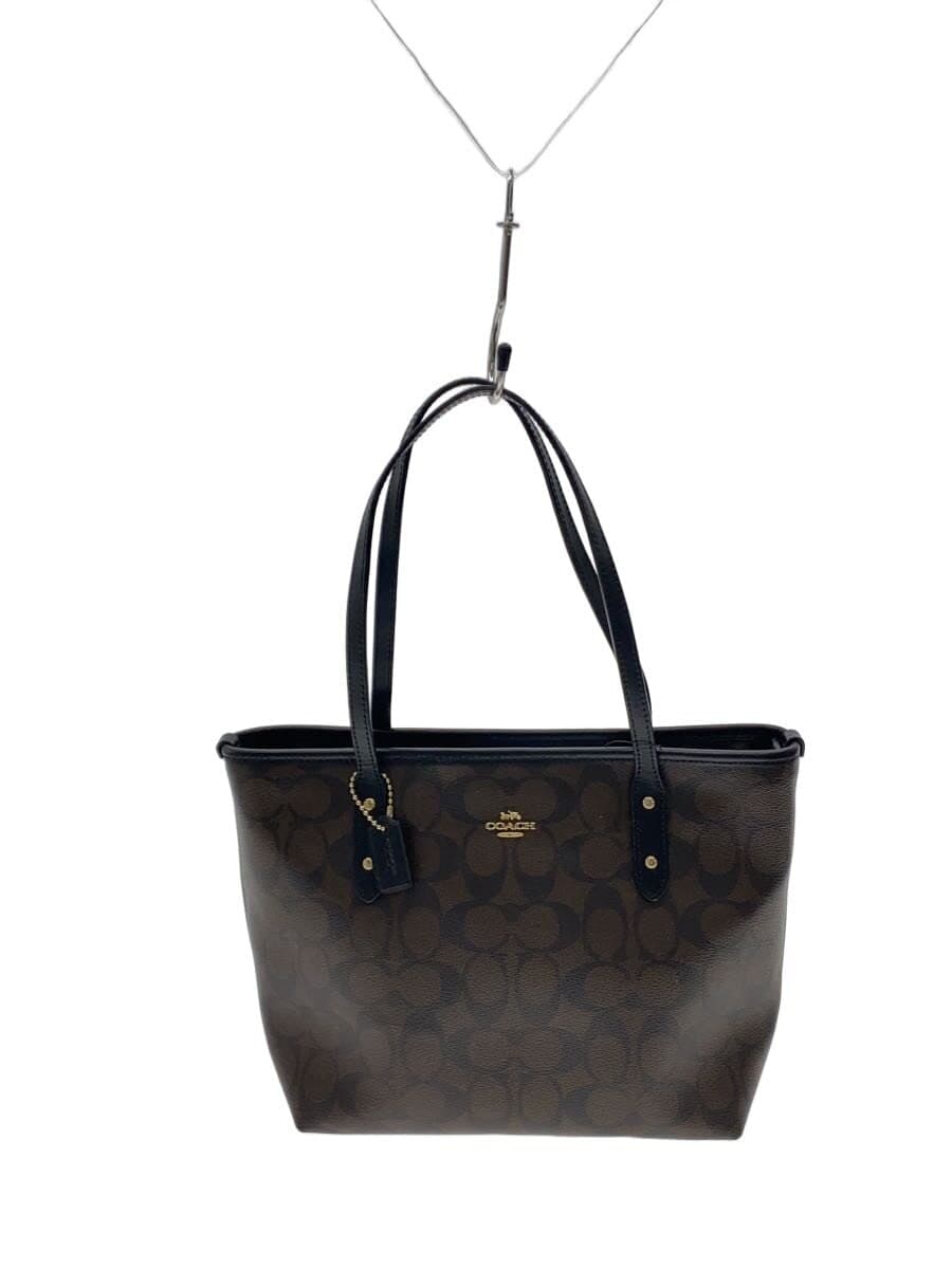 COACH Handbag PVC BRW All Over Pattern F29500