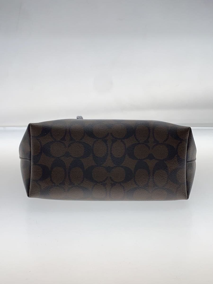 COACH Handbag PVC BRW All Over Pattern F29500 4