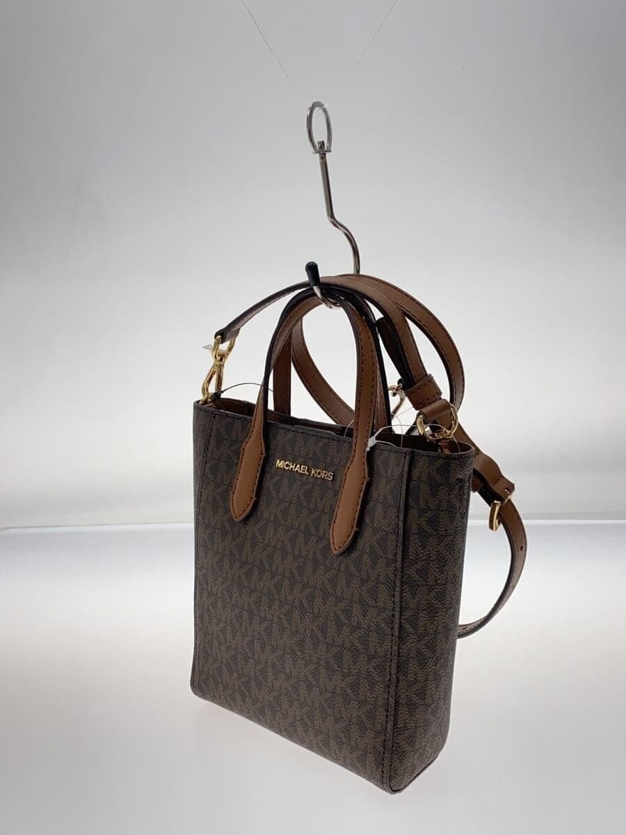 MICHAEL KORS Shoulder Bag PVC BRW Allover Pattern 35F4G2VC0B 2