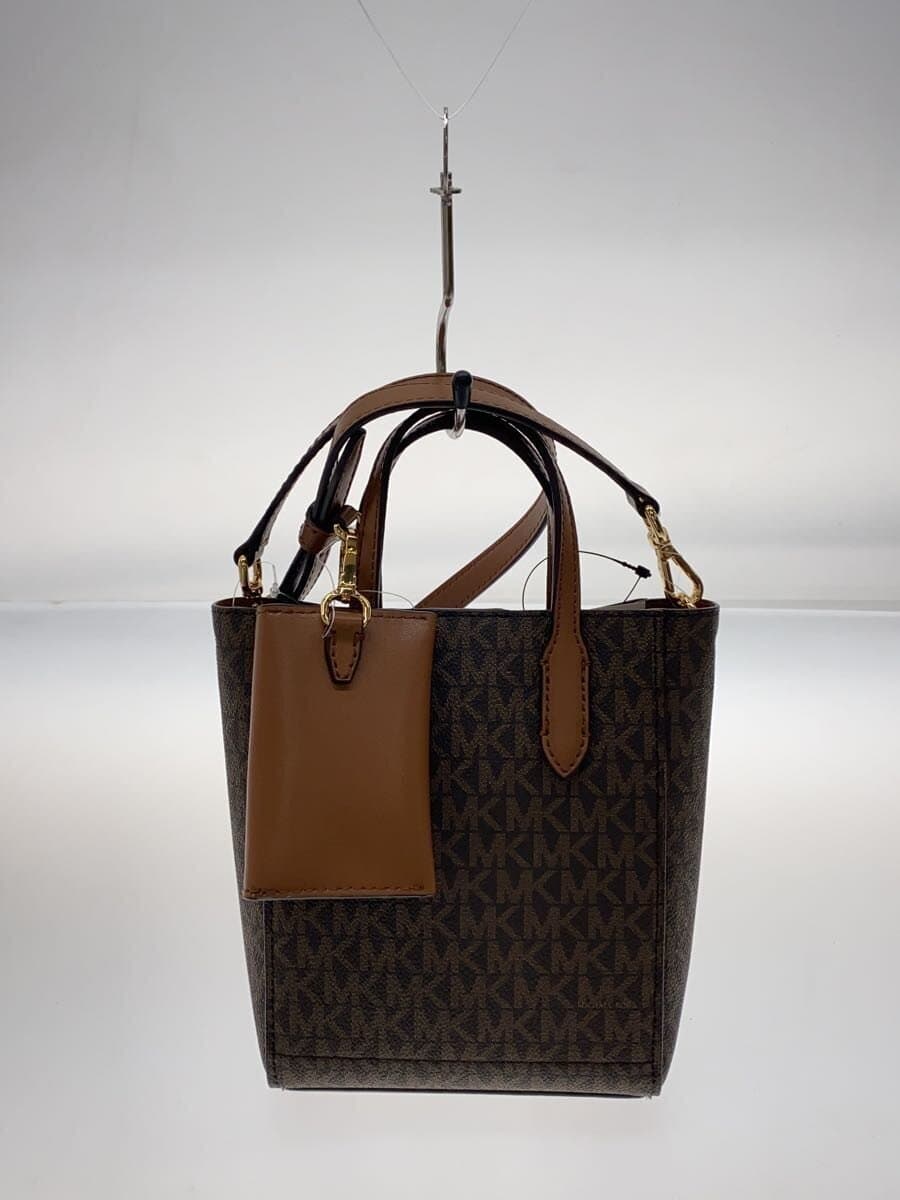 MICHAEL KORS Shoulder Bag PVC BRW Allover Pattern 35F4G2VC0B 3