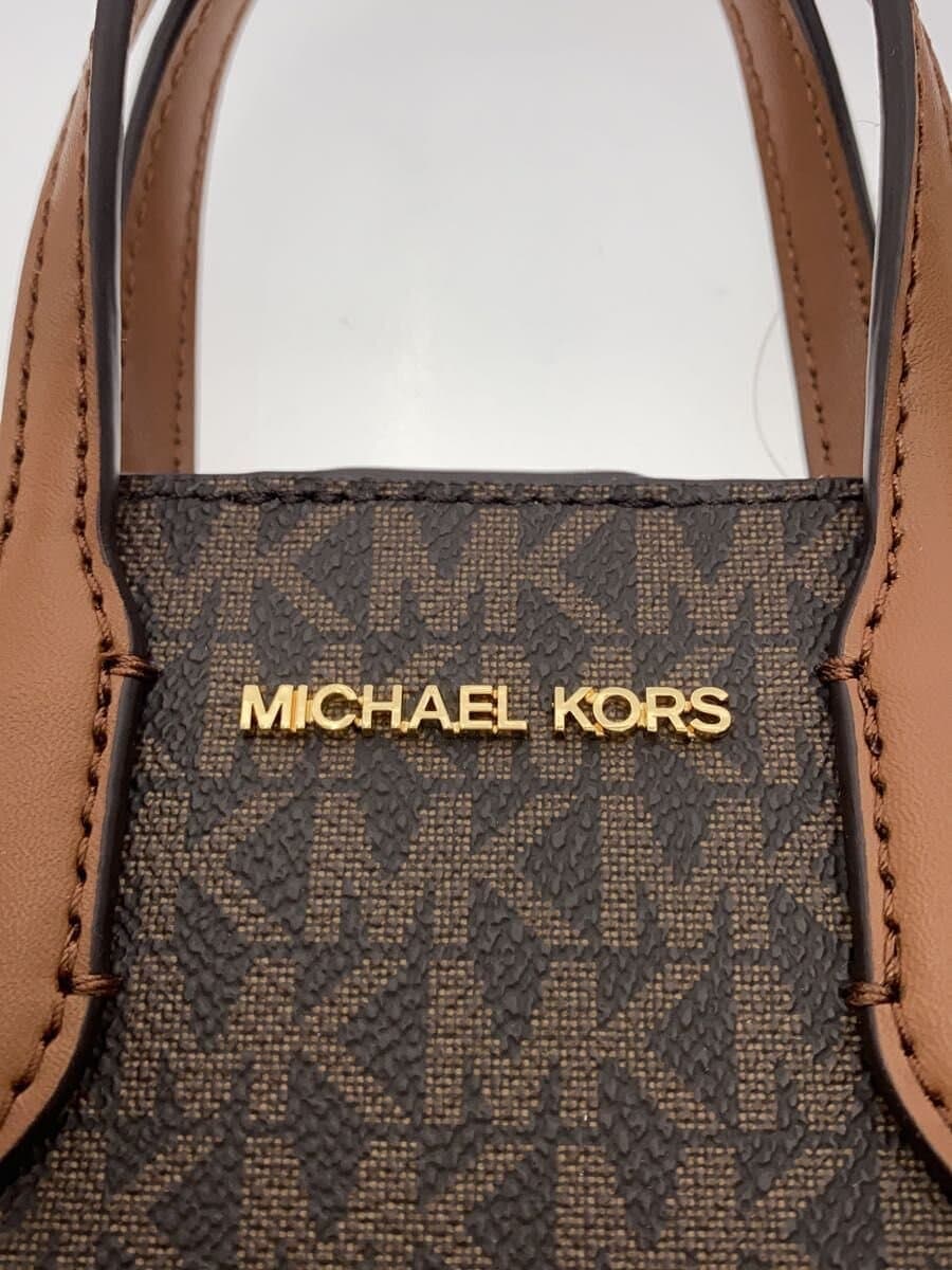 MICHAEL KORS Shoulder Bag PVC BRW Allover Pattern 35F4G2VC0B 5