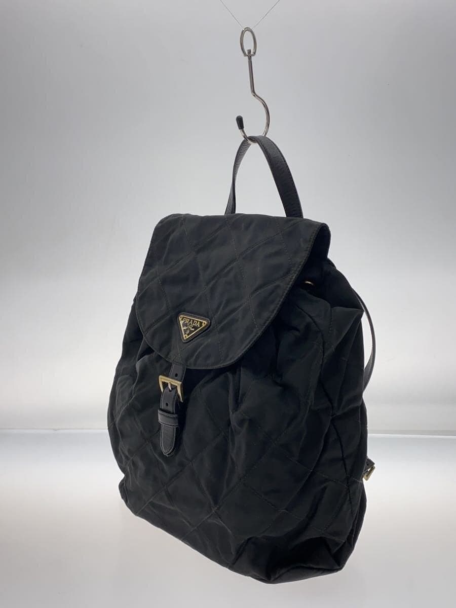 PRADA Backpack Nylon BLK 2