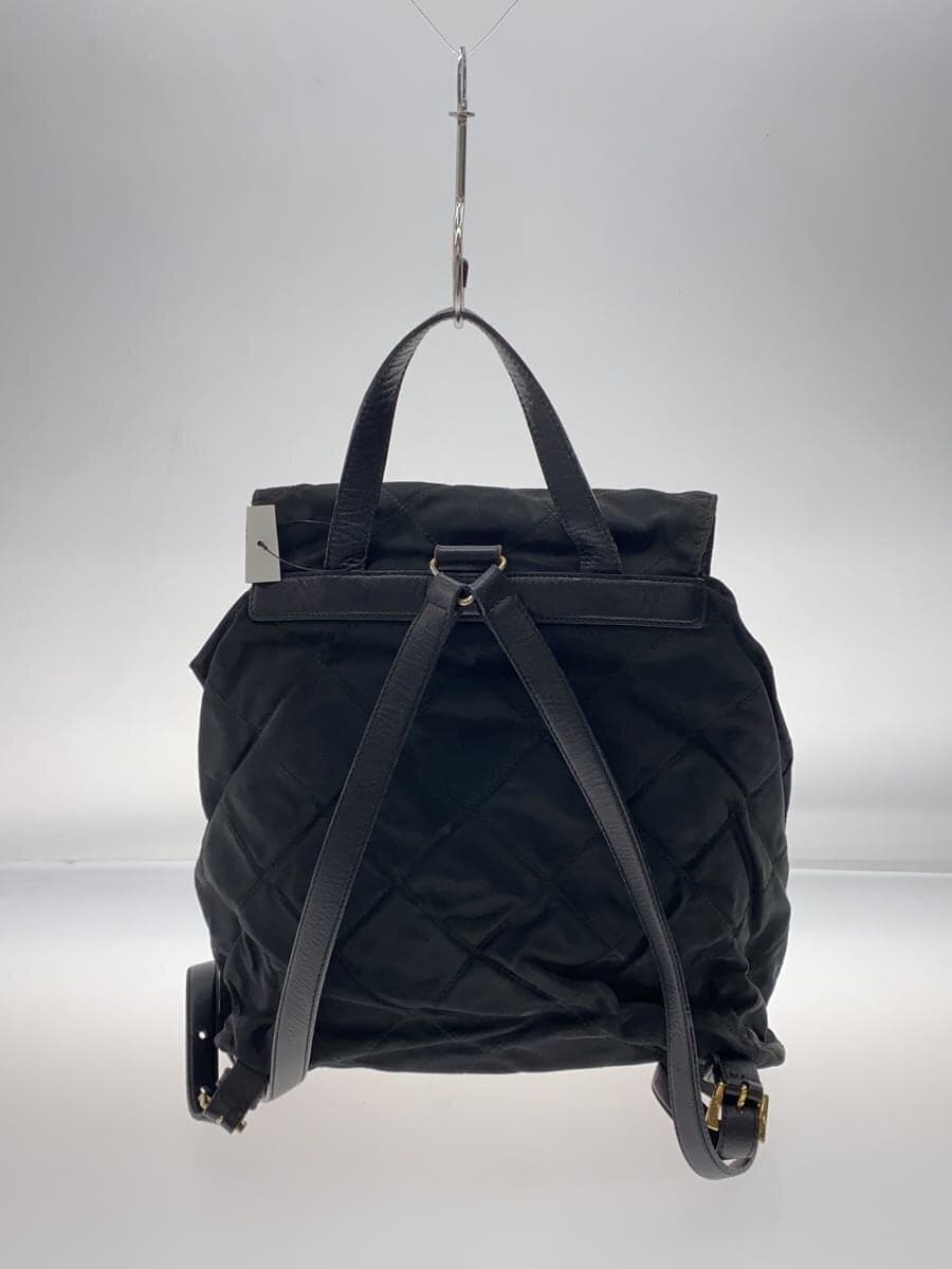 PRADA Backpack Nylon BLK 3