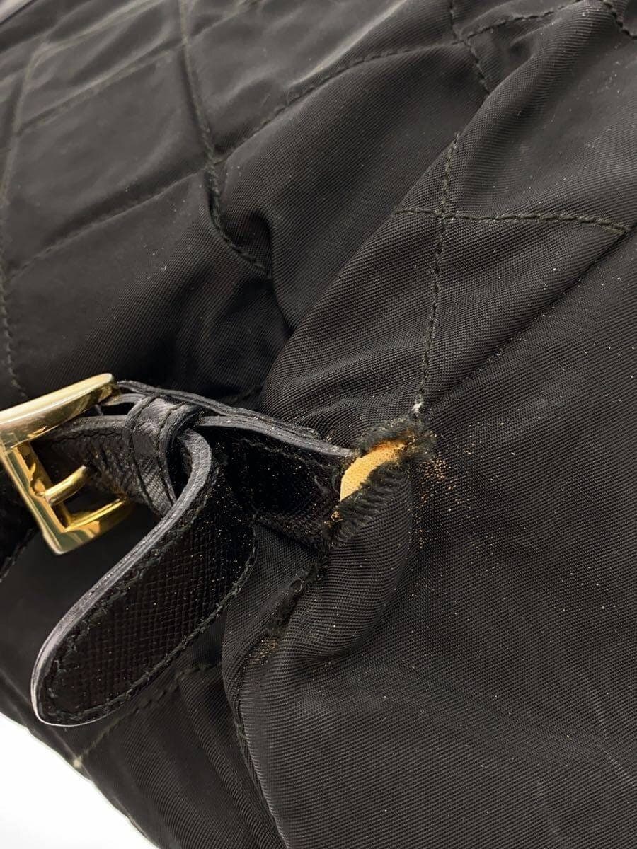 PRADA Backpack Nylon BLK 7