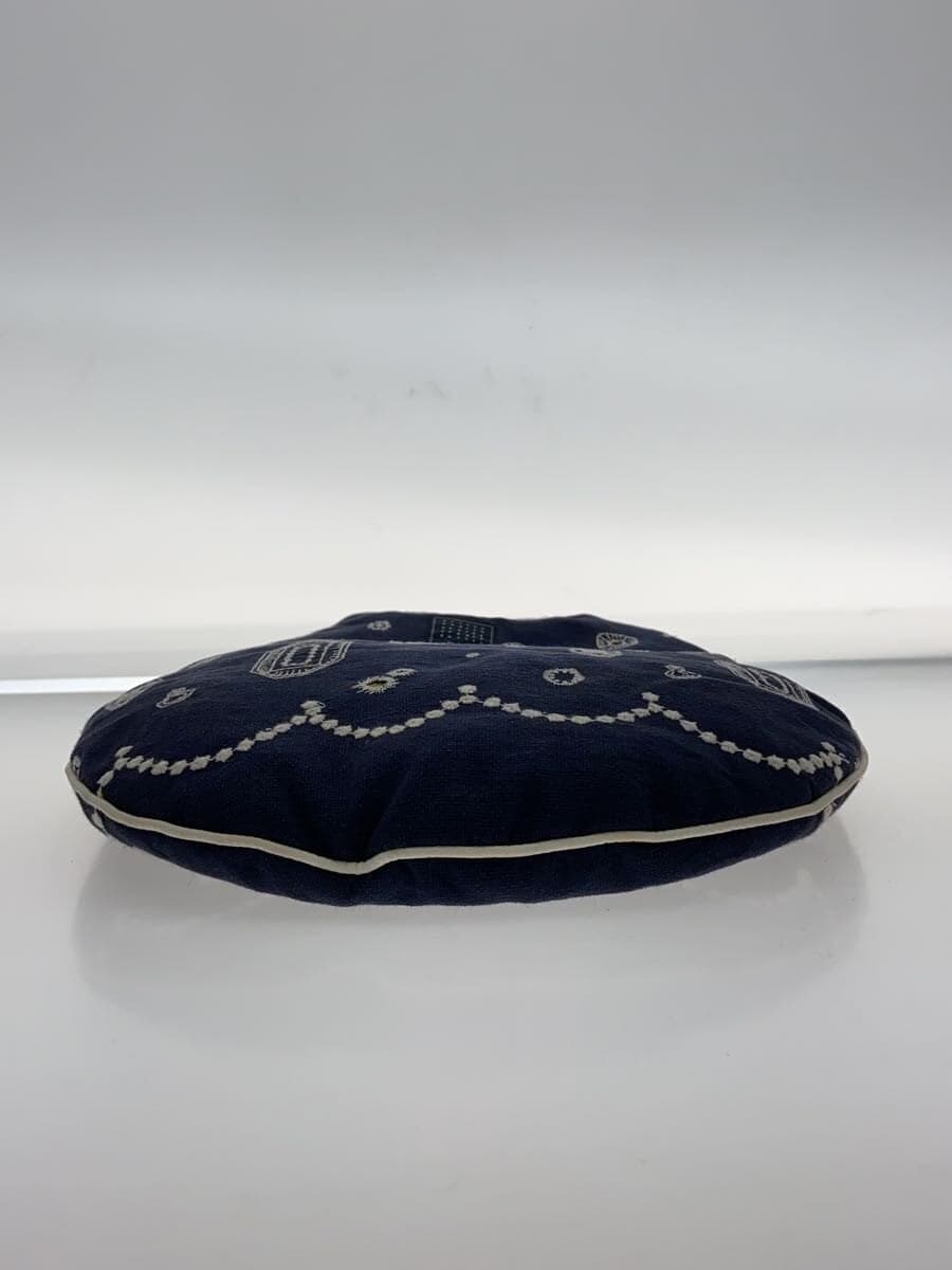 mina perhonen Handbag Cotton Navy xs9450 4